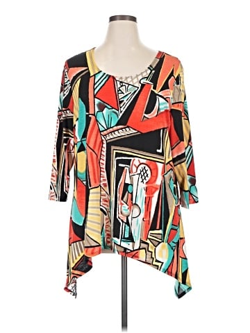 Travel Elements 3/4 Sleeve Blouse (view 1)