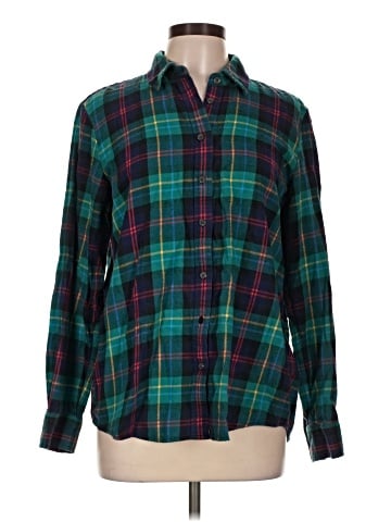 Lands' End Long Sleeve Button-Down Shirt (view 1)