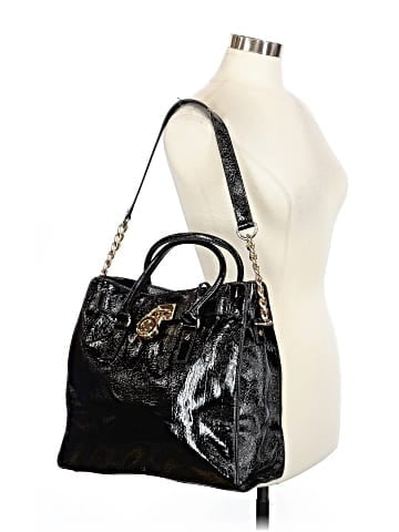 MICHAEL Michael Kors Leather Satchel (view 2)