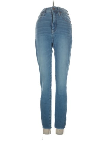 Madewell 11" High-Rise Skinny Crop Jeans in Brooksedge Wash (view 1)