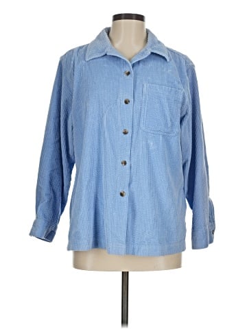 L.L.Bean 3/4 Sleeve Button-Down Shirt (view 1)