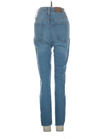 Madewell 11" High-Rise Skinny Crop Jeans in Brooksedge Wash (view 2)