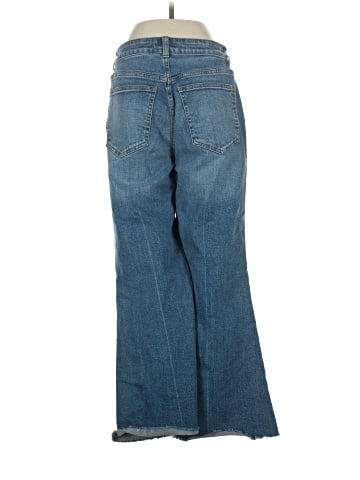 Madewell Curvy Flared Wide-Leg Crop Jeans in Oneida Wash (view 2)