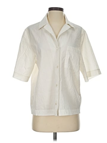 Cos 3/4 Sleeve Button-Down Shirt (view 1)