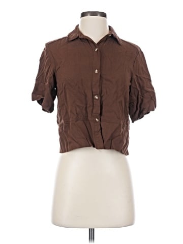 Rose + Olive Short Sleeve Blouse (view 1)