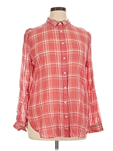 Ann Taylor LOFT Long Sleeve Button-Down Shirt (view 1)