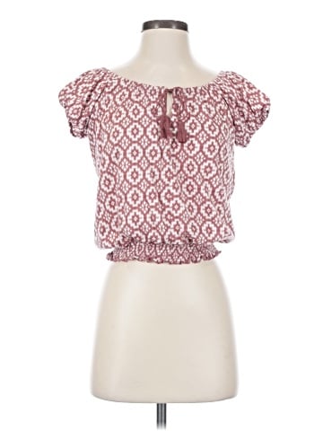 Aeropostale Short Sleeve Blouse (view 1)