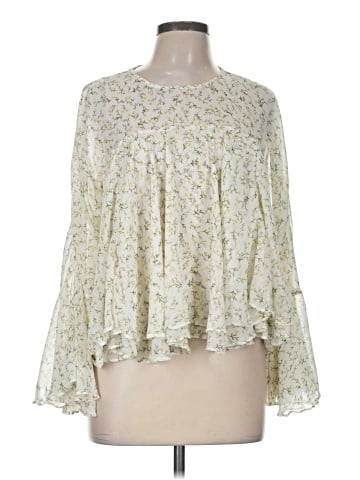 1.State 3/4 Sleeve Blouse (view 1)