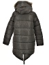 DKNY 100% Polyester Gray Coat Size XS - photo 2