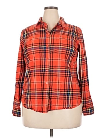 St. John's Bay Long Sleeve Button-Down Shirt (view 1)