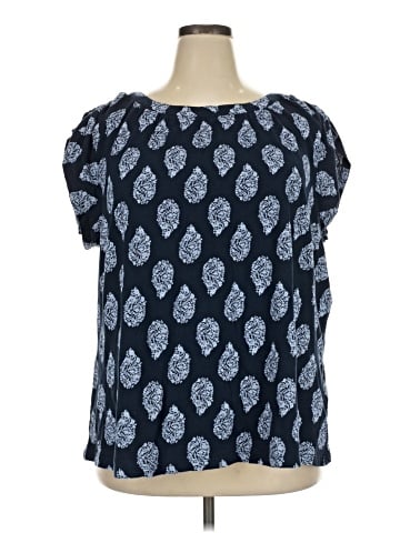 Style&Co Short Sleeve Blouse (view 1)