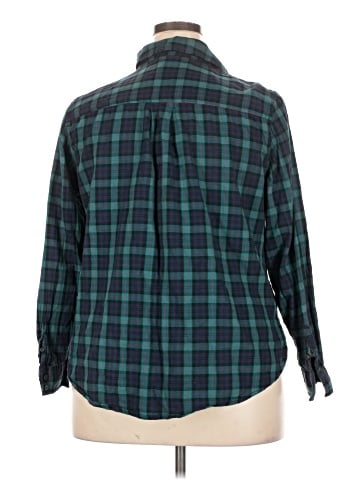 St. John's Bay Long Sleeve Button-Down Shirt (view 2)