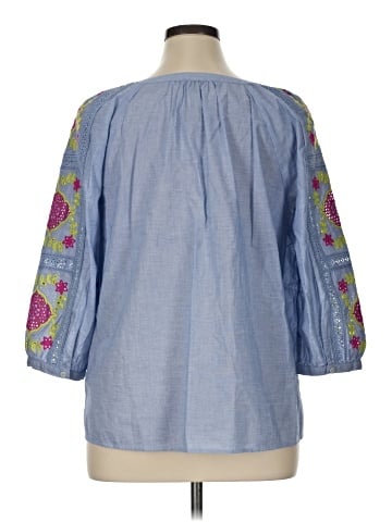 Talbots 3/4 Sleeve Blouse (view 2)