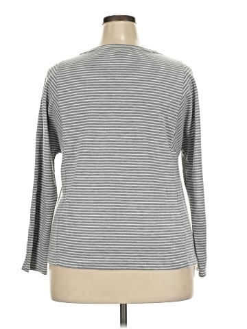 Liz Claiborne Long Sleeve Top (view 2)