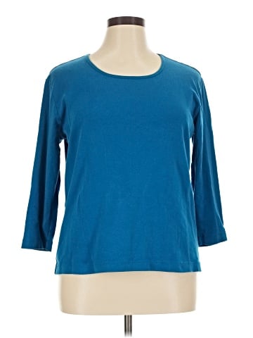 Chico's 3/4 Sleeve T-Shirt (view 1)
