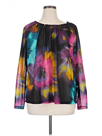 Worthington Long Sleeve Blouse (view 1)
