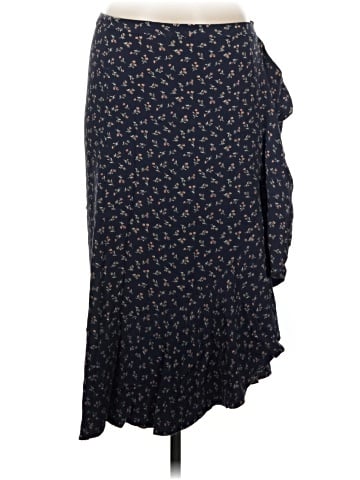 Madewell Ruffle-Wrap Midi Skirt in Spring Fling (view 1)