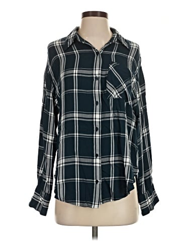 Express Long Sleeve Button-Down Shirt (view 1)