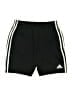 Adidas 100% Polyester Solid Black Athletic Shorts Size 10 - 12 - photo 1
