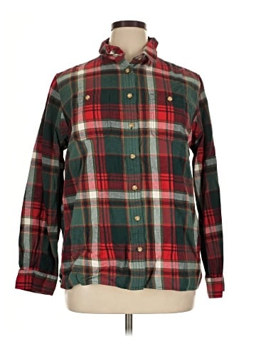 Duluth Trading Co. Long Sleeve Button-Down Shirt (view 1)