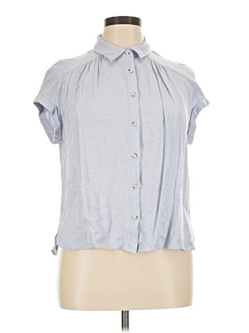 Rose + Olive Short Sleeve Blouse (view 1)