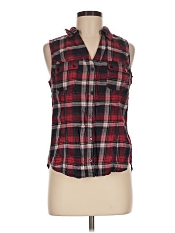 Maurices Sleeveless Button-Down Shirt (view 1)