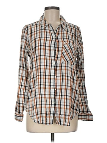 Lucky Brand 3/4 Sleeve Button-Down Shirt (view 1)