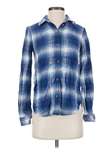 American Eagle Outfitters Long Sleeve Button-Down Shirt (view 1)