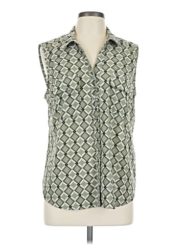 Adrienne Vittadini Sleeveless Button-Down Shirt (view 1)