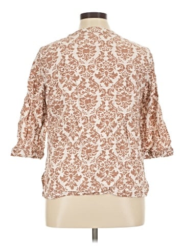 Signature by Larry Levine 3/4 Sleeve Blouse (view 2)
