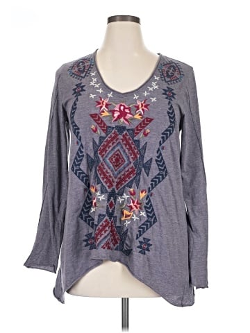JW Los Angeles Long Sleeve Blouse (view 1)
