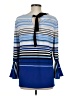 The Limited Blue Long Sleeve Blouse Size M - photo 2