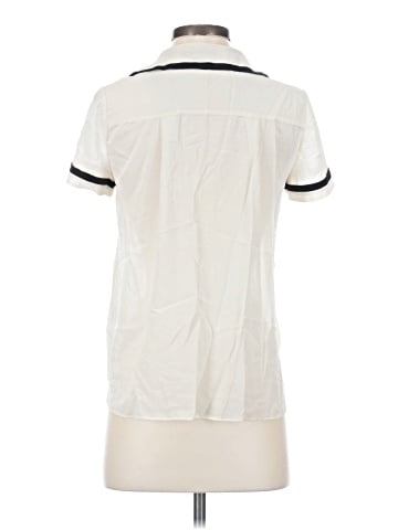 Alice + Olivia Short Sleeve Silk Top (view 2)