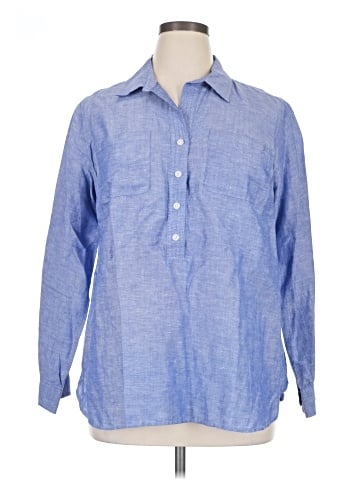 Talbots Outlet Long Sleeve Button-Down Shirt (view 1)