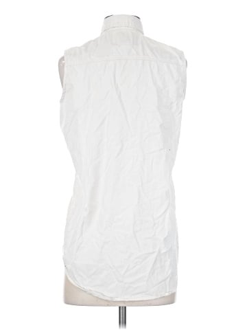 At Last Sleeveless Button-Down Shirt (view 2)