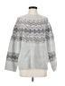 Wilfred Chevron-herringbone Silver Wool Pullover Sweater Size S - photo 1