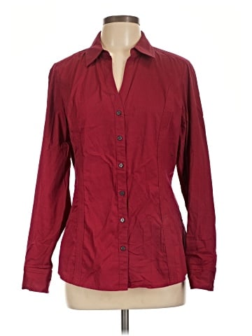 Express Long Sleeve Button-Down Shirt (view 1)