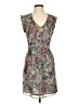 Zara Basic 100% Polyester Paisley Gray Casual Dress Size S - photo 1