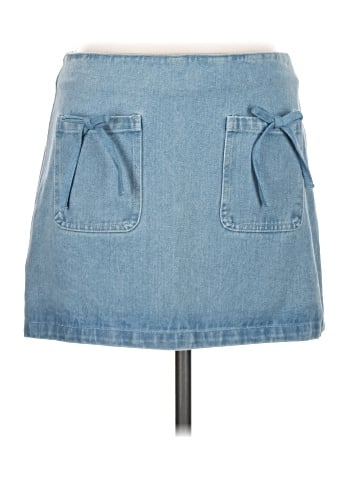 WAYF Denim Skirt (view 1)