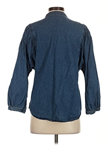 Express 3/4 Sleeve Button-Down Shirt (view 2)