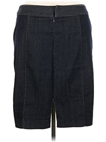 Ellen Tracy Denim Skirt (view 2)
