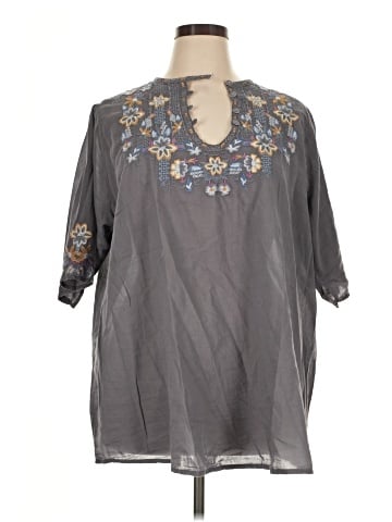 Johnny Was 3/4 Sleeve Blouse (view 1)
