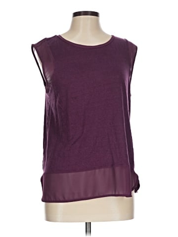Ann Taylor Factory Sleeveless T-Shirt (view 1)