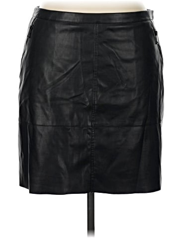 Banana Republic Factory Store Faux Leather Skirt (view 1)
