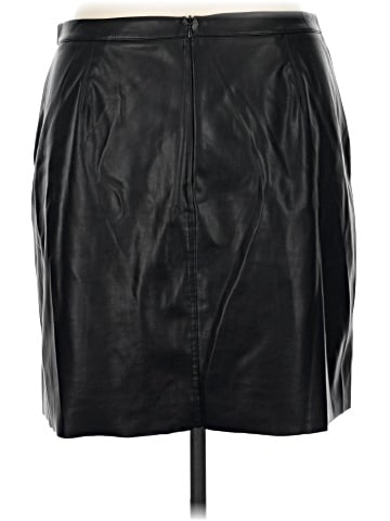 Banana Republic Factory Store Faux Leather Skirt (view 2)
