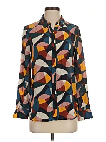 Boden Long Sleeve Silk Top (view 1)