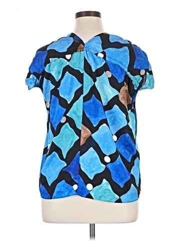 Nic + Zoe Short Sleeve Blouse (view 2)