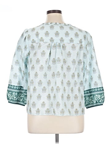 Talbots 3/4 Sleeve Blouse (view 2)