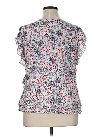 Style&Co Short Sleeve Blouse (view 2)