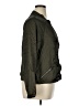 City Chic 100% Polyester Solid Green Jacket Size 16 Plus (S) - photo 4